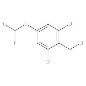 2,6-Dichloro-4-(difluoromethoxy)benzyl chloride Structure