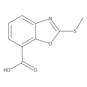 2-(Methylthio)benzo[d]oxazole-7-carboxylic acid Structure