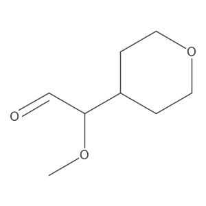 2-Methoxy-2-(oxan-4-yl)acetaldehyde结构式