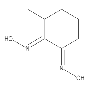3-Methyl-1,2-cyclohexanedione dioxime Structure