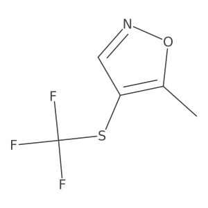 5-Methyl-4-(trifluoromethylthio)isoxazole结构式