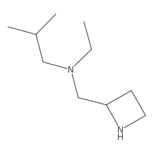 [(Azetidin-2-yl)methyl](ethyl)(2-methylpropyl)amine Structure