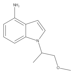 1-(1-methoxypropan-2-yl)-1H-indol-4-amine Structure