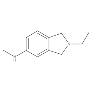2-ethyl-N-methyl-2,3-dihydro-1H-isoindol-5-amine结构式