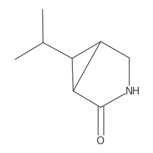 6-Isopropyl-3-azabicyclo[3.1.0]hexan-2-one Structure