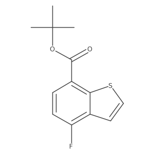 tert-Butyl 4-fluorobenzo[b]thiophene-7-carboxylate Structure