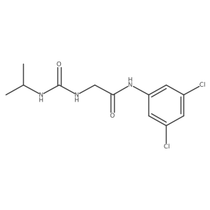 N-(3,5-Dichlorophenyl)-2-[[[(1-methylethyl)amino]carbonyl]amino]acetamide结构式