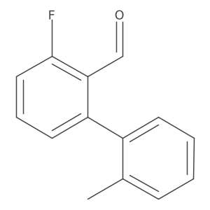 2-Fluoro-6-(2-methylphenyl)benzaldehyde结构式