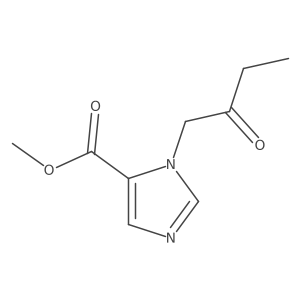 Methyl 1-(2-oxobutyl)-1H-imidazole-5-carboxylate Structure
