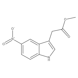 Methyl 5-Nitroindole-3-acetate Structure