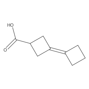 3-Cyclobutylidenecyclobutane-1-carboxylic acid结构式