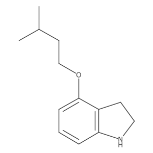 4-(Isopentyloxy)indoline Structure