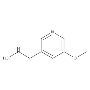 N-[(5-methoxypyridin-3-yl)methyl]hydroxylamine结构式