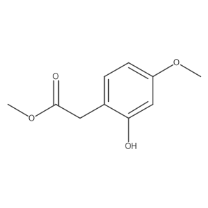 Methyl 2-(2-hydroxy-4-methoxyphenyl)acetate Structure