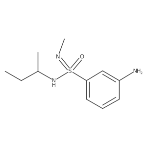 3-amino-N-(butan-2-yl)-N-methylbenzene-1-sulfonoimidamide Structure