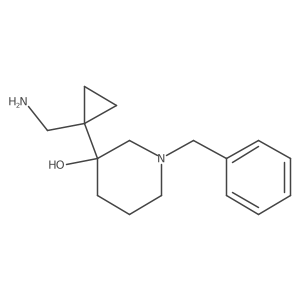 3-[1-(Aminomethyl)cyclopropyl]-1-benzylpiperidin-3-ol Structure