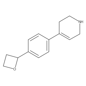 4-[4-(Oxetan-2-yl)phenyl]-1,2,3,6-tetrahydropyridine Structure