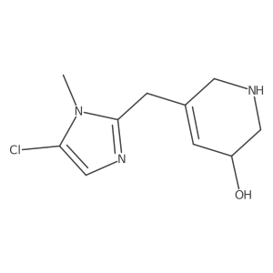 5-[(5-chloro-1-methyl-1H-imidazol-2-yl)methyl]-1,2,3,6-tetrahydropyridin-3-ol Structure