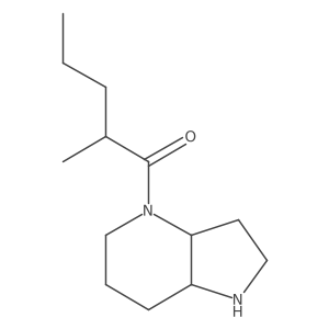 2-methyl-1-{octahydro-1H-pyrrolo[3,2-b]pyridin-4-yl}pentan-1-one结构式