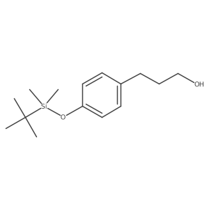 3-(4-Tert-butyldimethylsilyloxy-phenyl)-1-propanol Structure