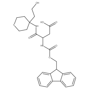 3-({[(9H-fluoren-9-yl)methoxy]carbonyl}amino)-3-{[4-(2-hydroxyethyl)thian-4-yl]carbamoyl}propanoic acid Structure