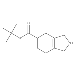 tert-butyl 2,3,4,5,6,7-hexahydro-1H-isoindole-5-carboxylate结构式