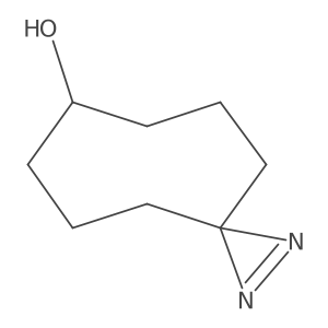1,2-Diazaspiro[2.7]dec-1-en-7-ol结构式