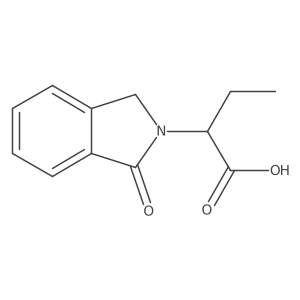 (R)-2-(1-Oxoisoindolin-2-yl)butanoic acid Structure