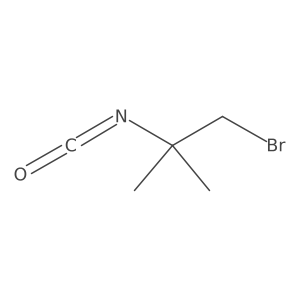1-Bromo-2-isocyanato-2-methylpropane Structure