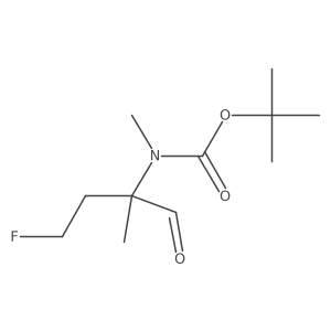tert-butyl N-(4-fluoro-2-methyl-1-oxobutan-2-yl)-N-methylcarbamate Structure