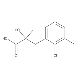 3-(3-Fluoro-2-hydroxyphenyl)-2-hydroxy-2-methylpropanoic acid Structure