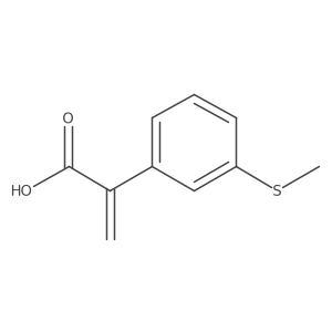 2-[3-(Methylsulfanyl)phenyl]prop-2-enoic acid结构式