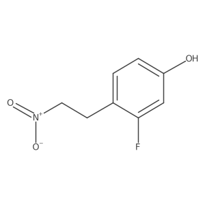 3-Fluoro-4-(2-nitroethyl)phenol Structure