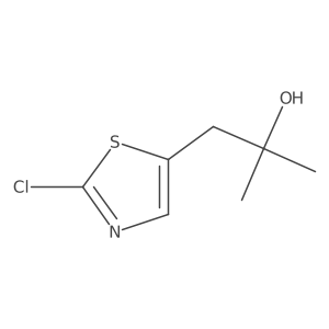 1-(2-Chloro-1,3-thiazol-5-yl)-2-methylpropan-2-ol Structure