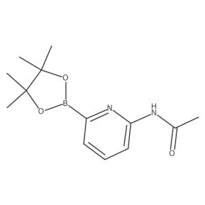 6-Acetamidopyridin-2-ylboronic acid pinacol ester Structure