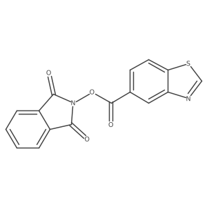 1,3-dioxo-2,3-dihydro-1H-isoindol-2-yl 1,3-benzothiazole-5-carboxylate Structure
