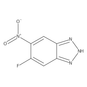 5-Fluoro-6-nitro-2H-benzotriazole Structure