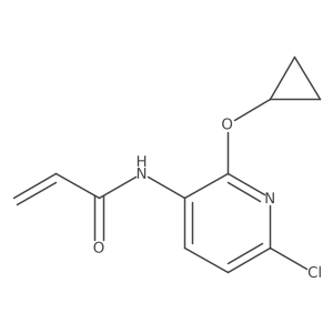 N-(6-Chloro-2-cyclopropyloxypyridin-3-yl)prop-2-enamide Structure