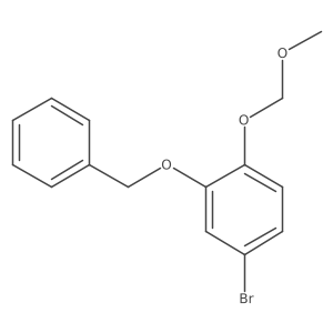 2-(Benzyloxy)-4-bromo-1-(methoxymethoxy)benzene Structure