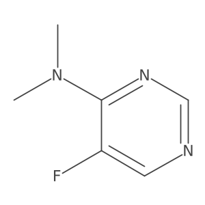 5-fluoro-N,N-dimethylpyrimidin-4-amine结构式