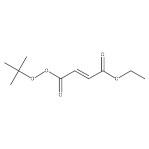1,1-Dimethylethyl (2E)-4-ethoxy-4-oxo-2-buteneperoxoate Structure