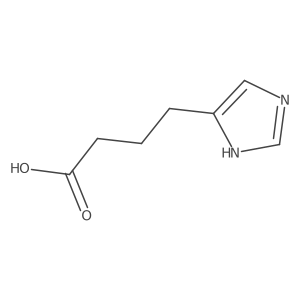 4-(1H-imidazol-4-yl)butanoic acid结构式