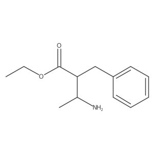 Ethyl 3-amino-2-benzylbutanoate结构式