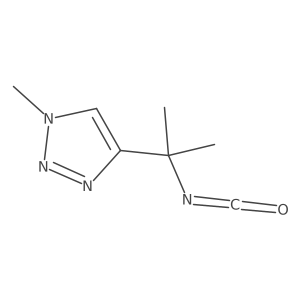4-(2-isocyanatopropan-2-yl)-1-methyl-1H-1,2,3-triazole Structure