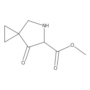 Methyl 7-oxo-5-azaspiro[2.4]heptane-6-carboxylate Structure
