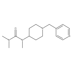 1,3,3-Trimethyl-1-{1-[(pyridin-4-yl)methyl]piperidin-4-yl}urea Structure