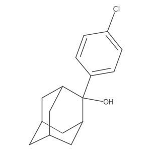 2-(4-Chlorophenyl)tricyclo[3.3.1.13,7]decan-2-ol结构式