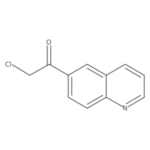 2-Chloro-1-(quinolin-6-YL)ethanone Structure