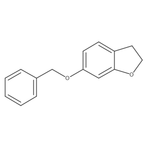 6-Benzyloxy-2,3-dihydro-benzofuran结构式