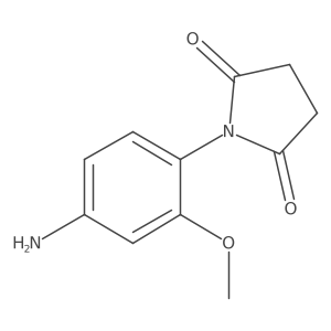 1-(4-Amino-2-methoxyphenyl)pyrrolidine-2,5-dione结构式